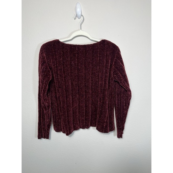 JONES NEW YORK women's wine color Pullover Sweater soft size P - Picture 2 of 8
